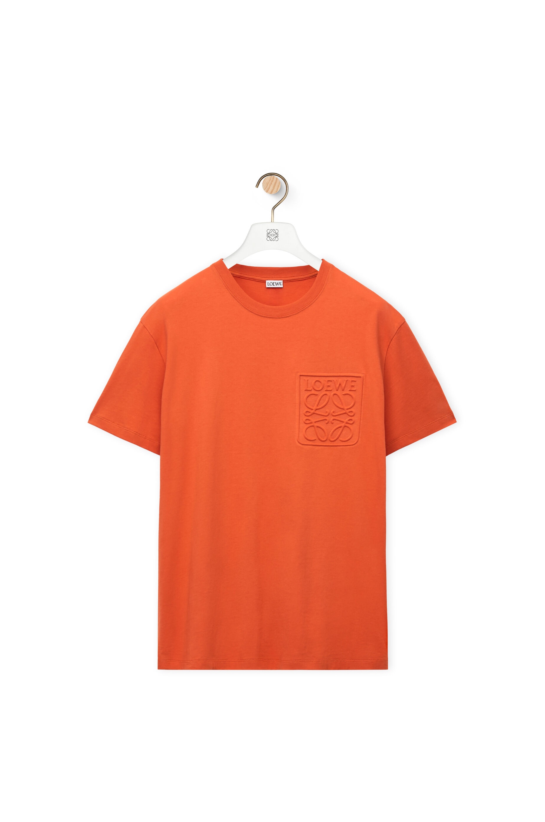 Debossed Anagram T-shirt in cotton - 1