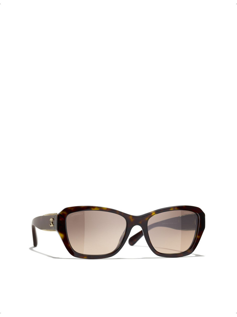 CHANEL CH5516 butterfly-frame acetate sunglasses outlook