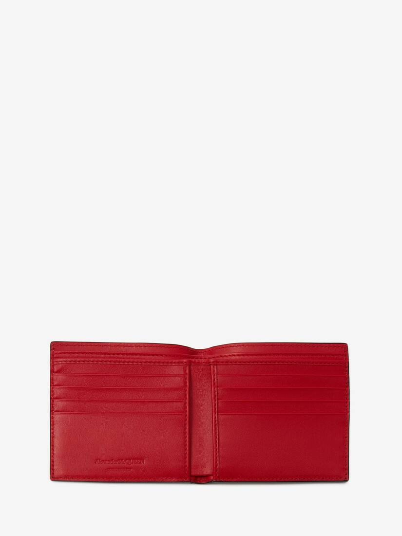 Studded Billfold Wallet in Black - 4