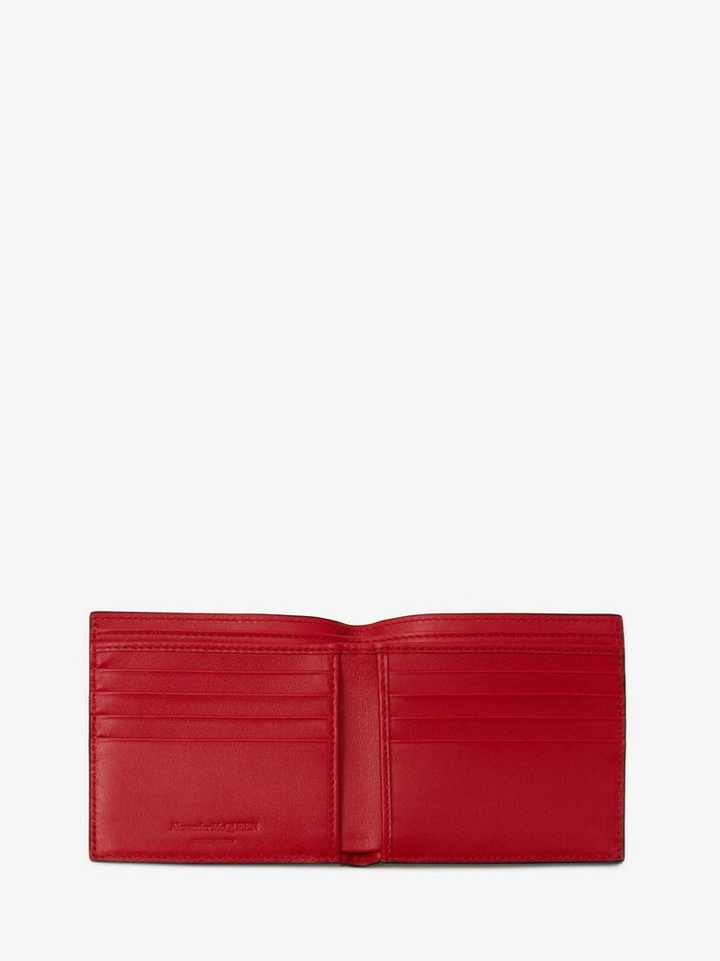 Alexander McQueen Studded Billfold Wallet in Black outlook