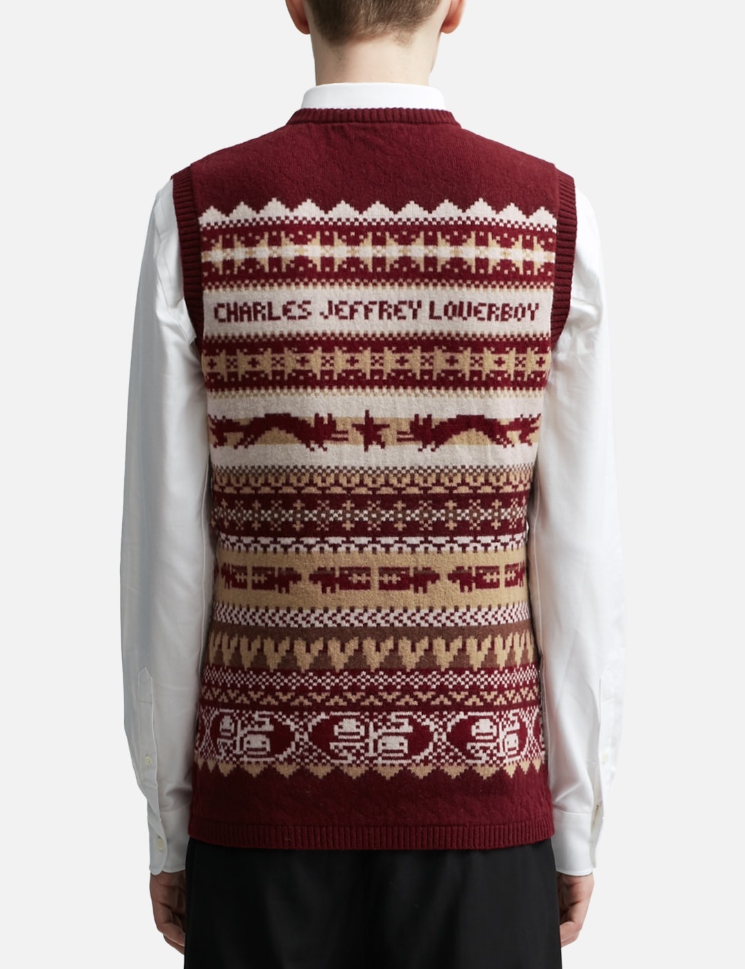 FINE FAIRISLE VEST - 4