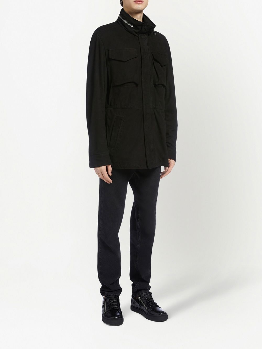 long sleeves high neck jacket - 2