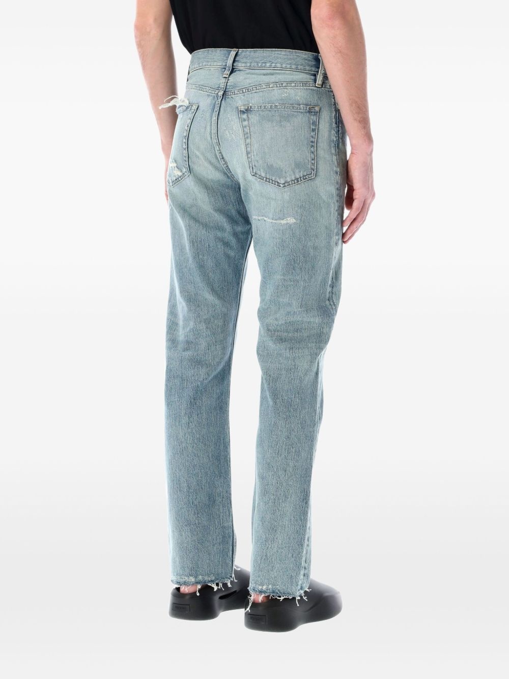 ripped-detailing jeans - 2