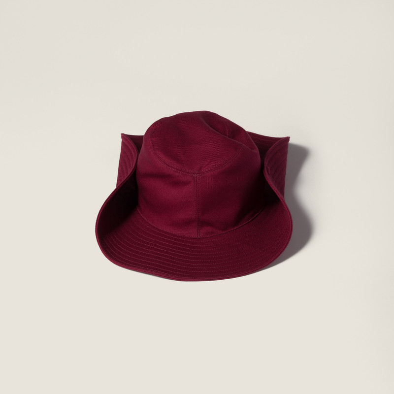 Miu Miu Drill hat outlook