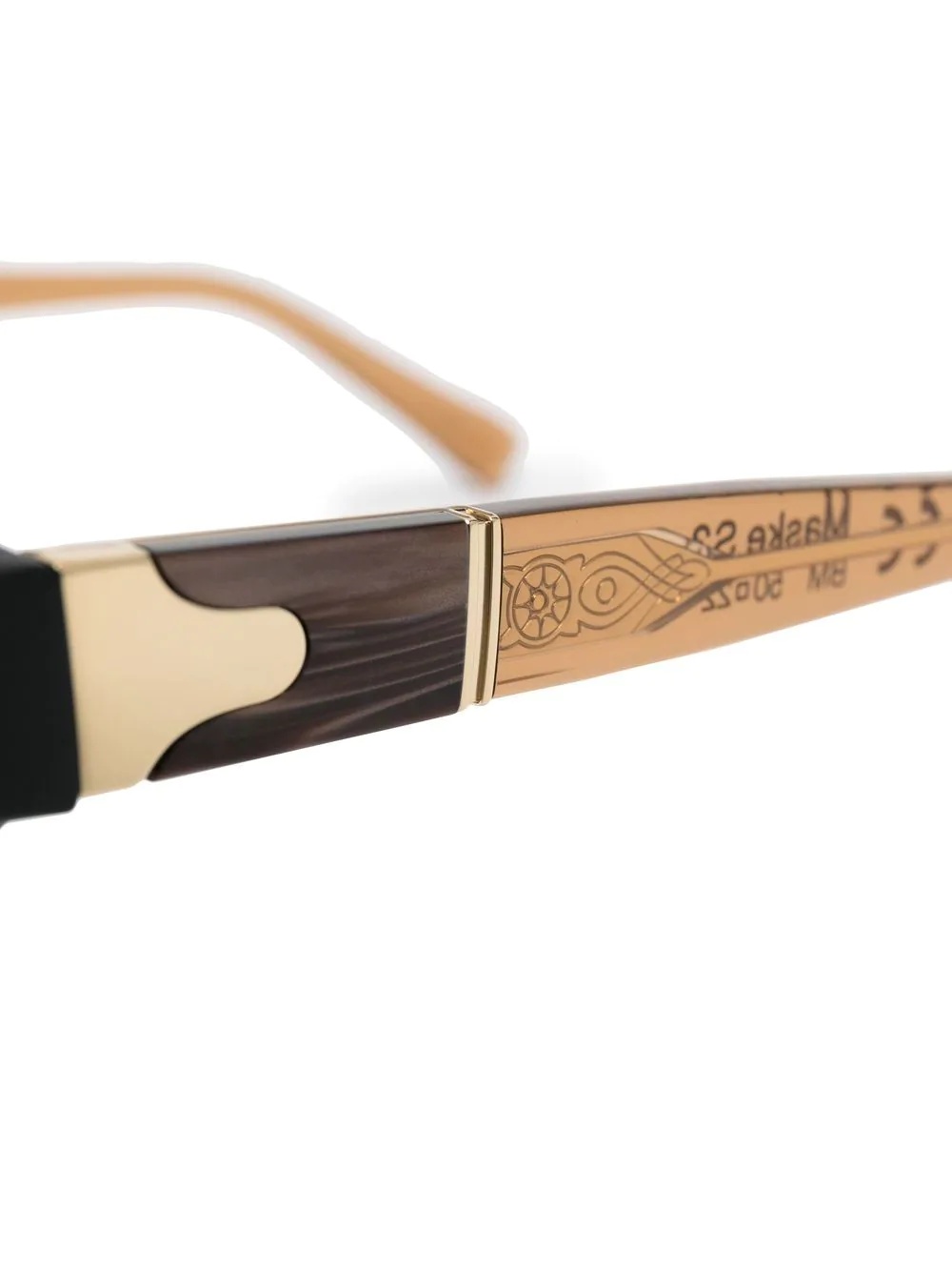 logo embossed glasses - 3