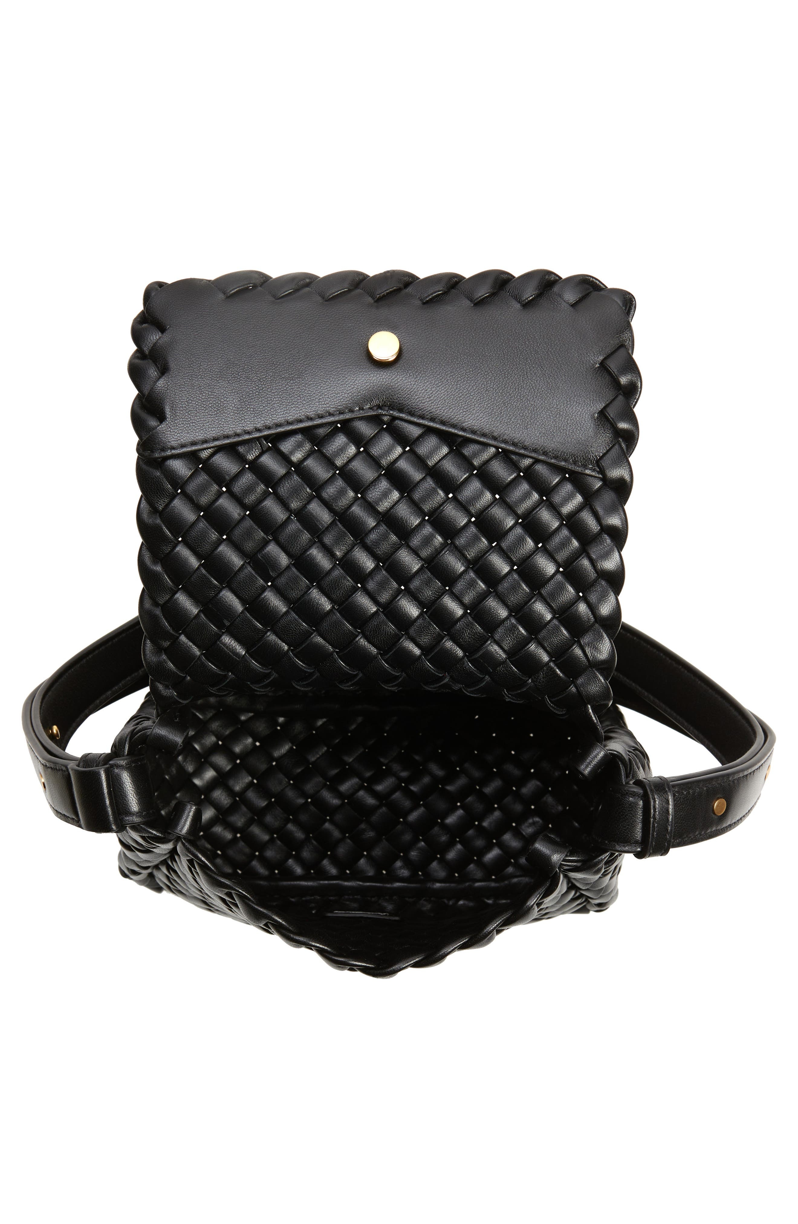 Mini Cobble Padded Intrecciato Leather Shoulder Bag - 5