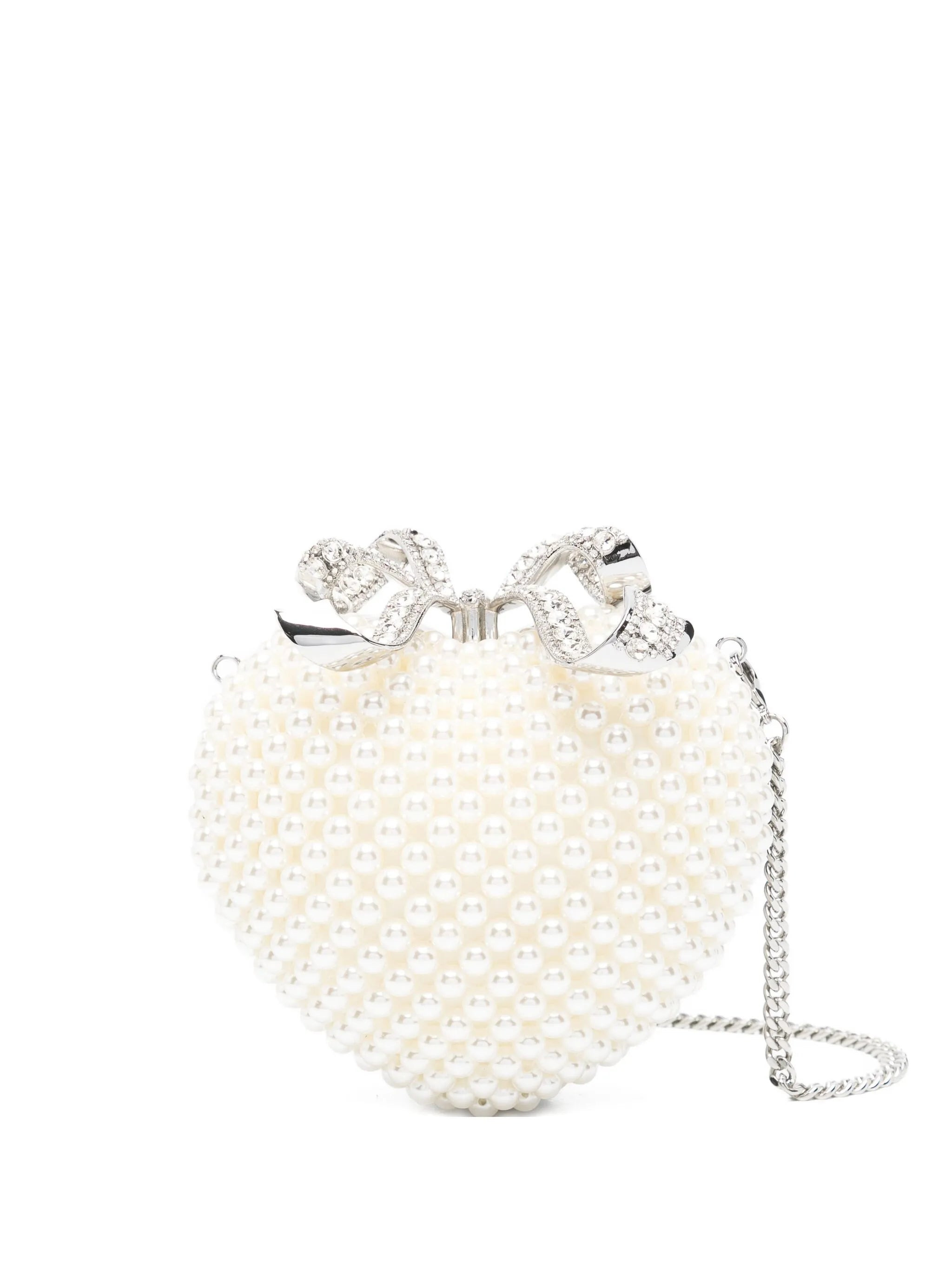 Self-portrait Pearl Heart Clutch - 1