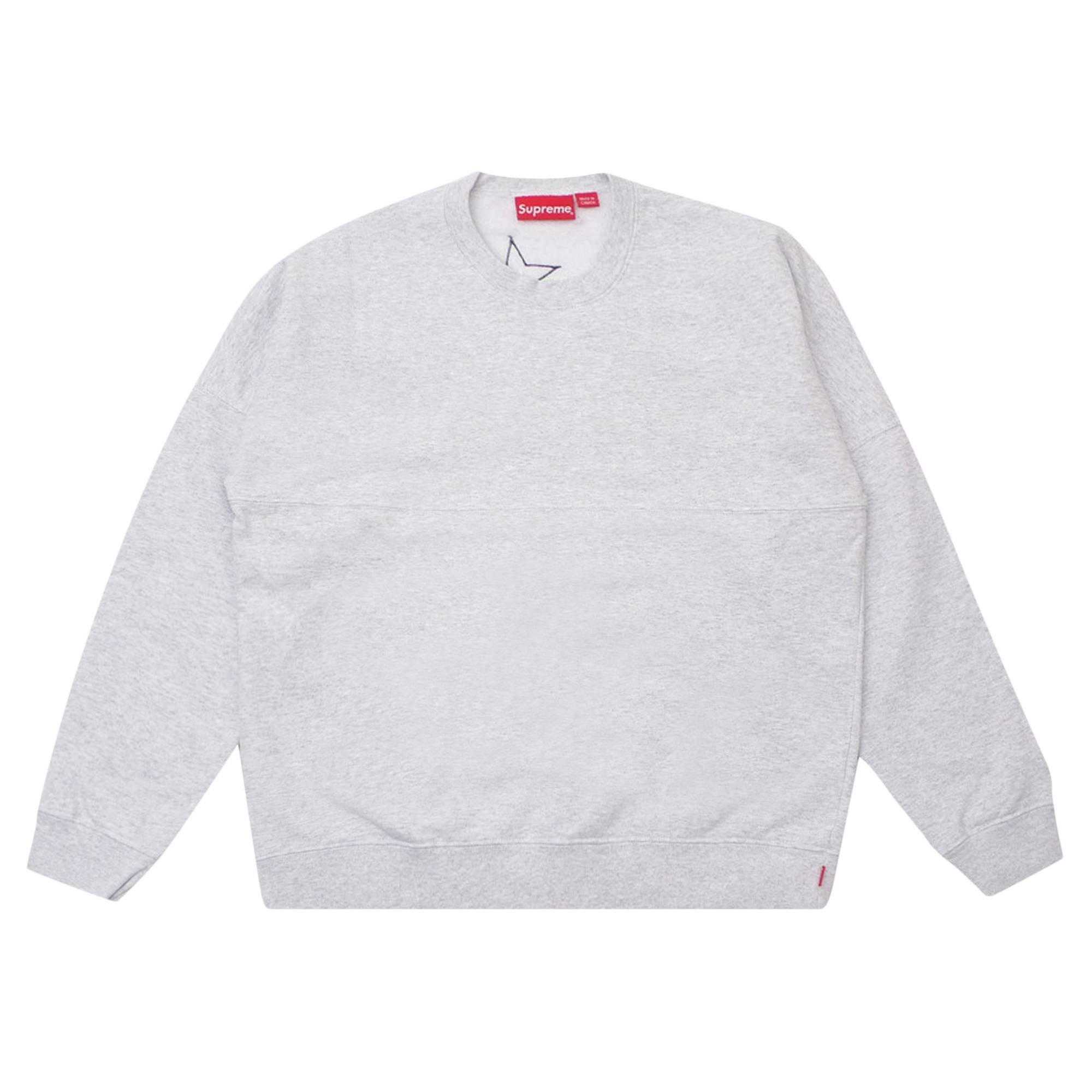 Supreme Stars Crewneck 'Ash Grey' - 1