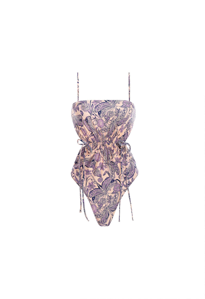 Azul Libelulas Lavanda One Piece 1