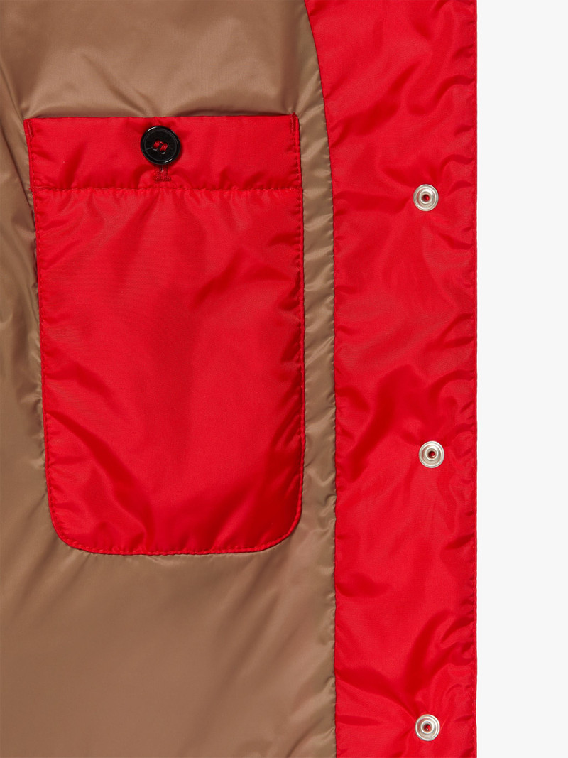 ISABEL RED NYLON LINER VEST | LQV-007 6