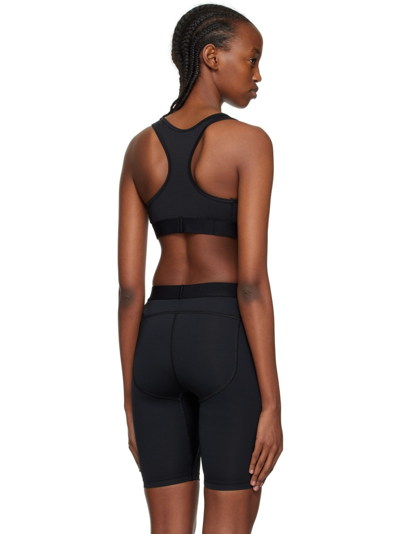 Black Elastic Sport Bra 3