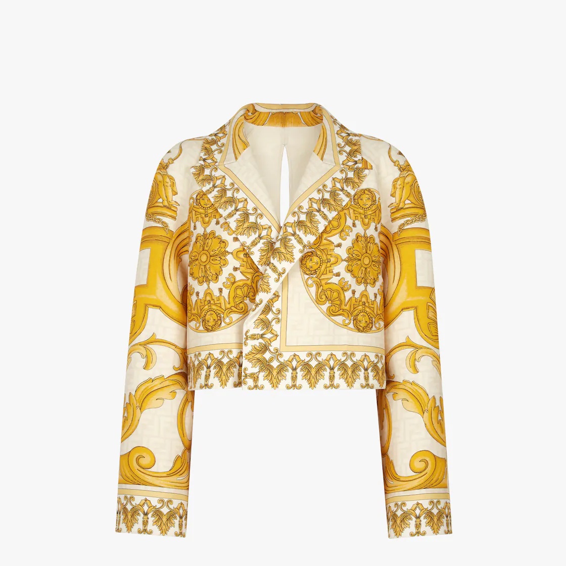 Fendace multicolor wool and silk jacket - 1