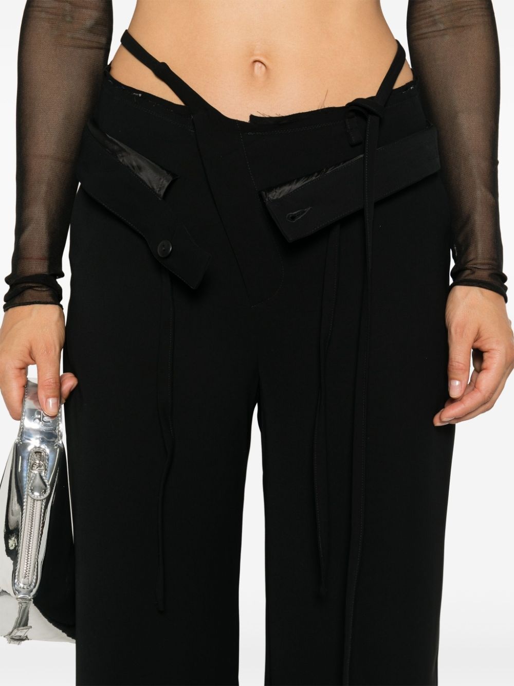 asymmetric-waist trousers - 5