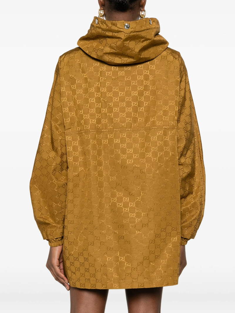 GUCCI Gucci Hooded Logo-pattern Jacket outlook