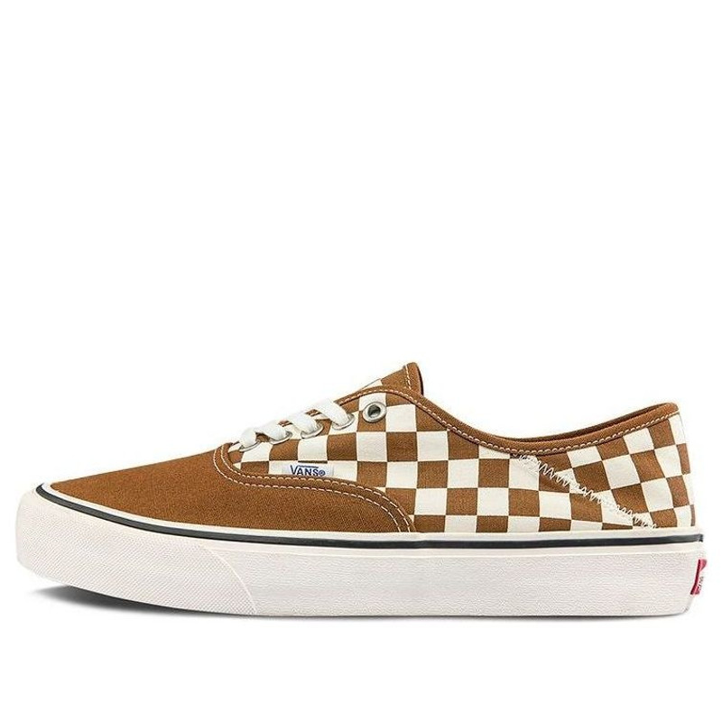 Vans Authentic Low Tops Casual Skateboarding Shoes Unisex Brown White VN0A5HYPAXS - 1