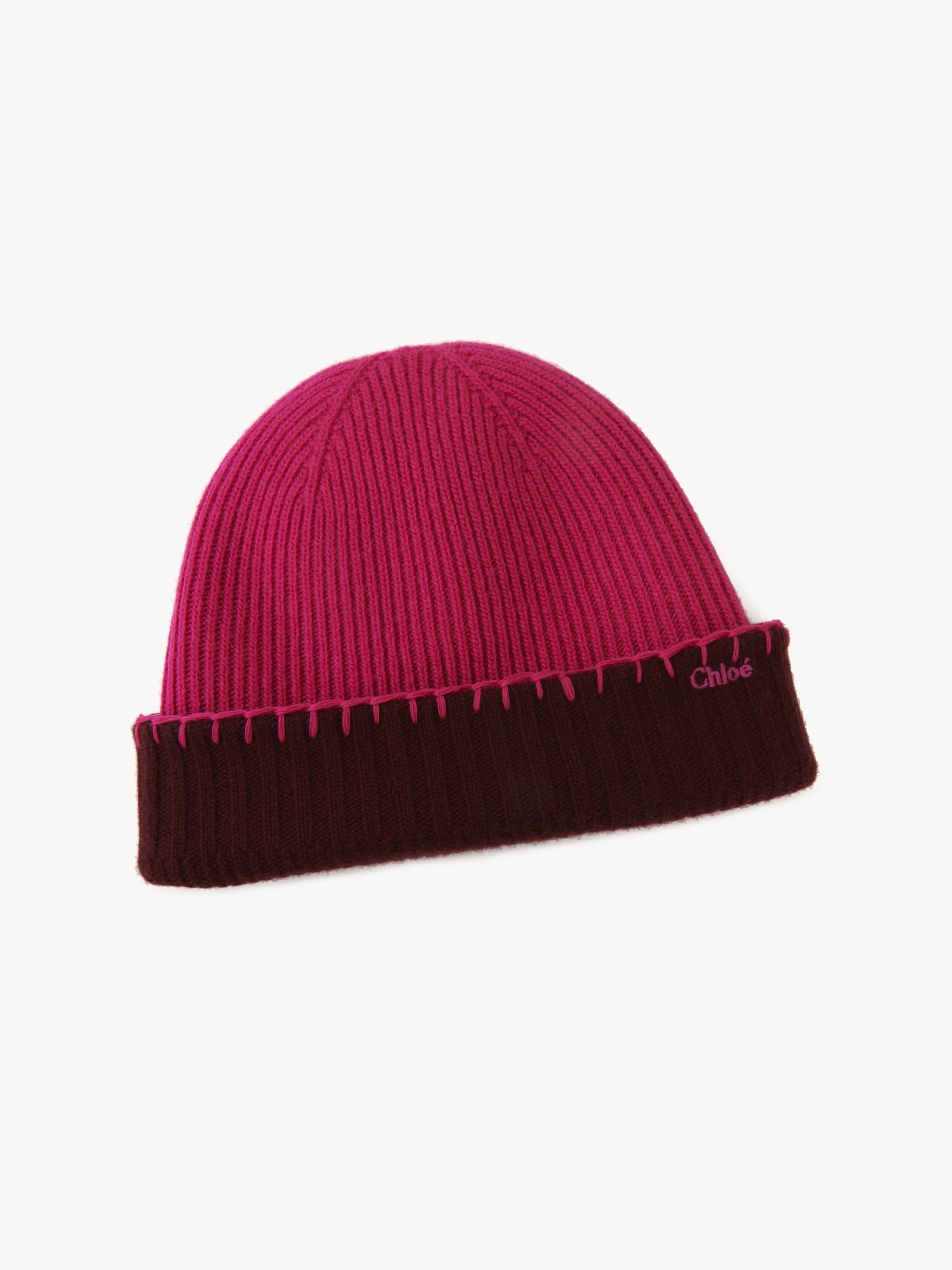 RIBBED KNIT BEANIE - 3