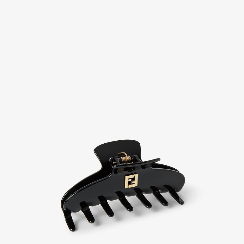Hair Clip Black acetate hair clip 1