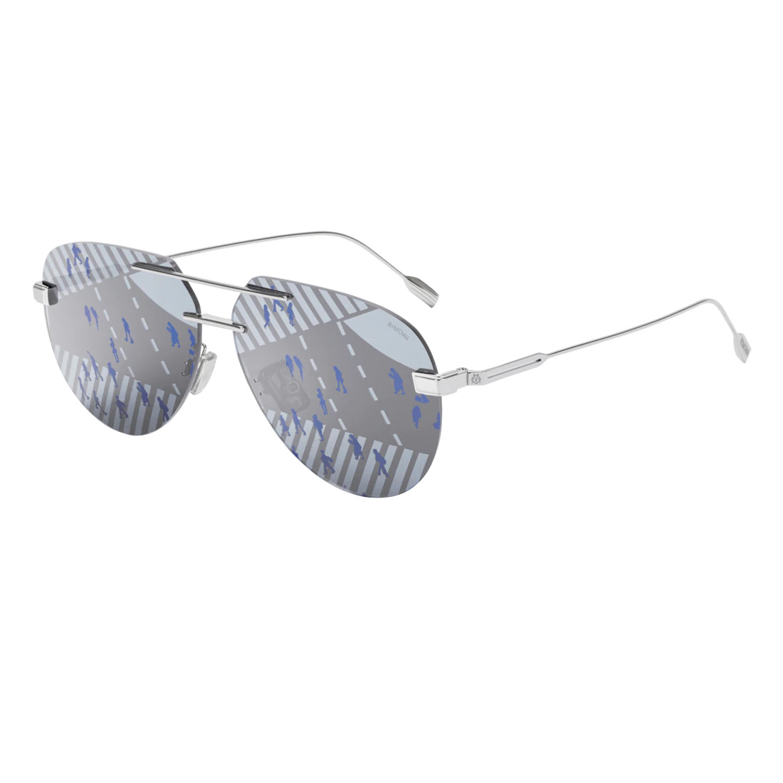 Eyewear Pilot Rimless Sunglasses - 3