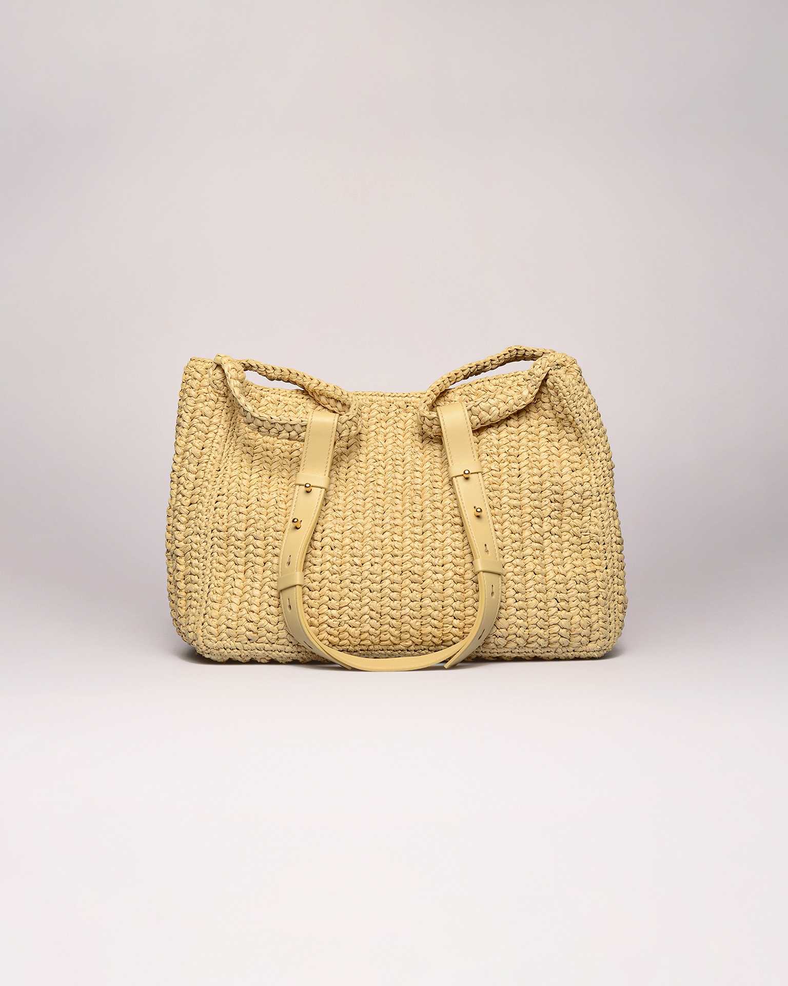 THE BUSKET RAFFIA MINI - Raffia mini bag - Natural 1