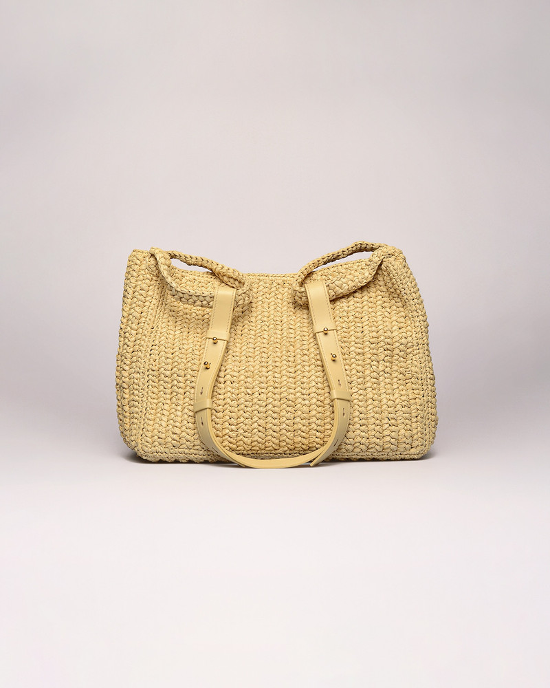 THE BUSKET RAFFIA MINI - Raffia mini bag - Natural 1