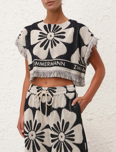 Zimmermann HALLIDAY TOWELLING CROP TOP outlook