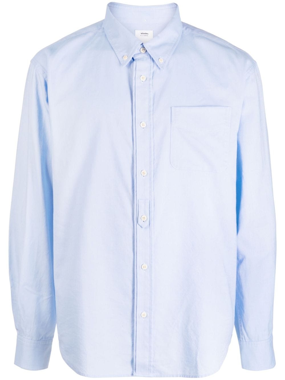 chest-pocket cotton shirt - 1