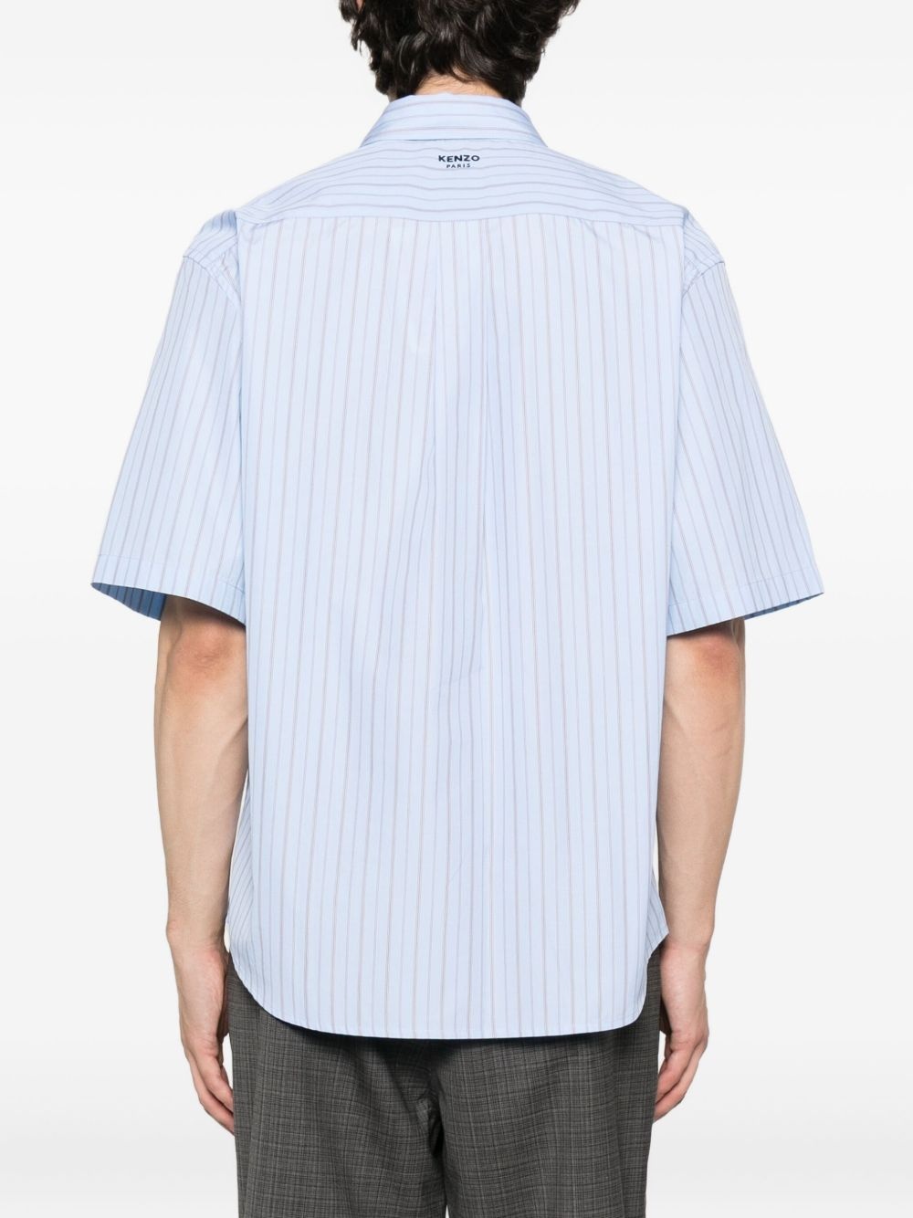 striped embroidered shirt - 4