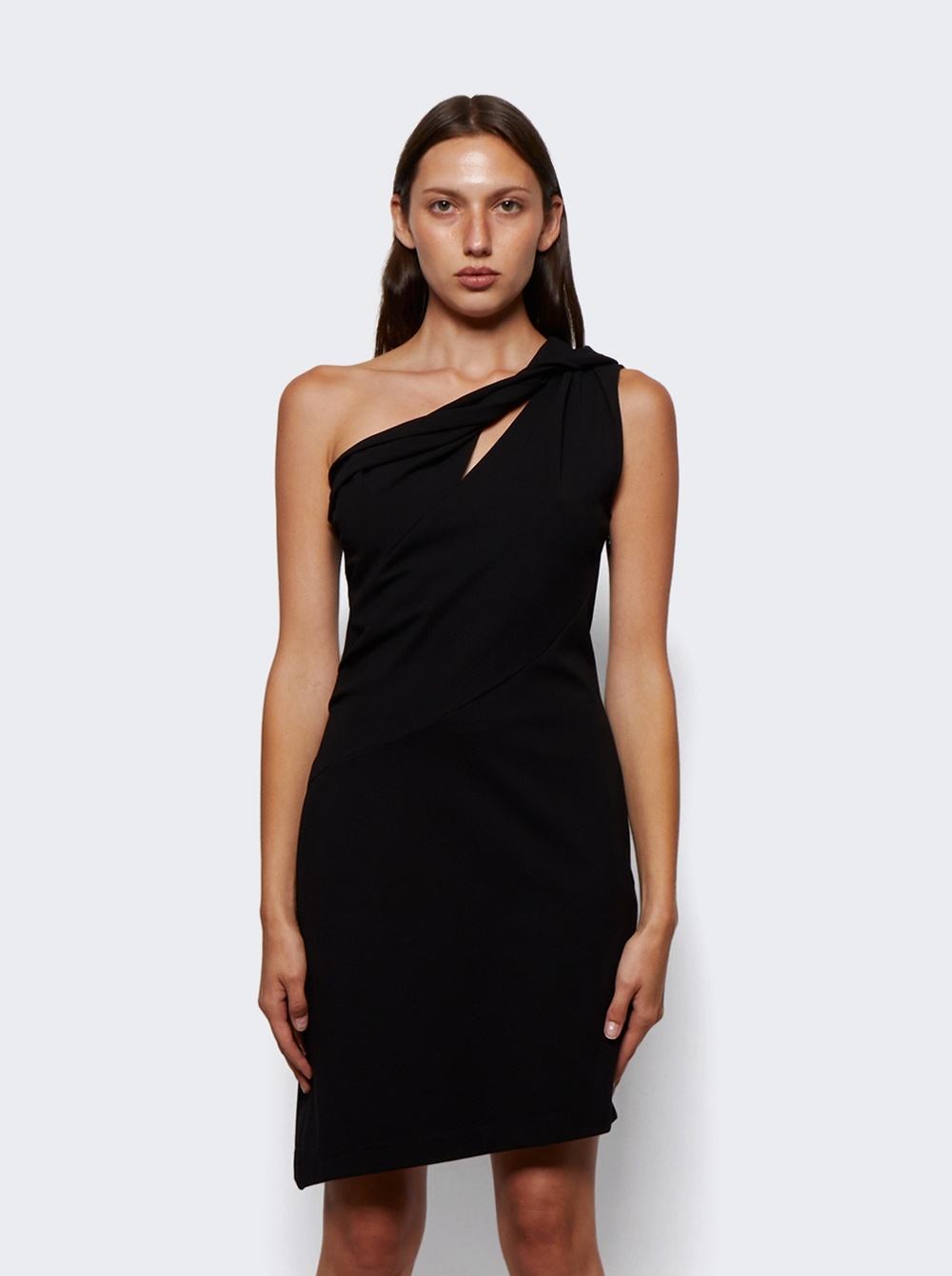 One-shoulder Cut-out Mini Dress - 3