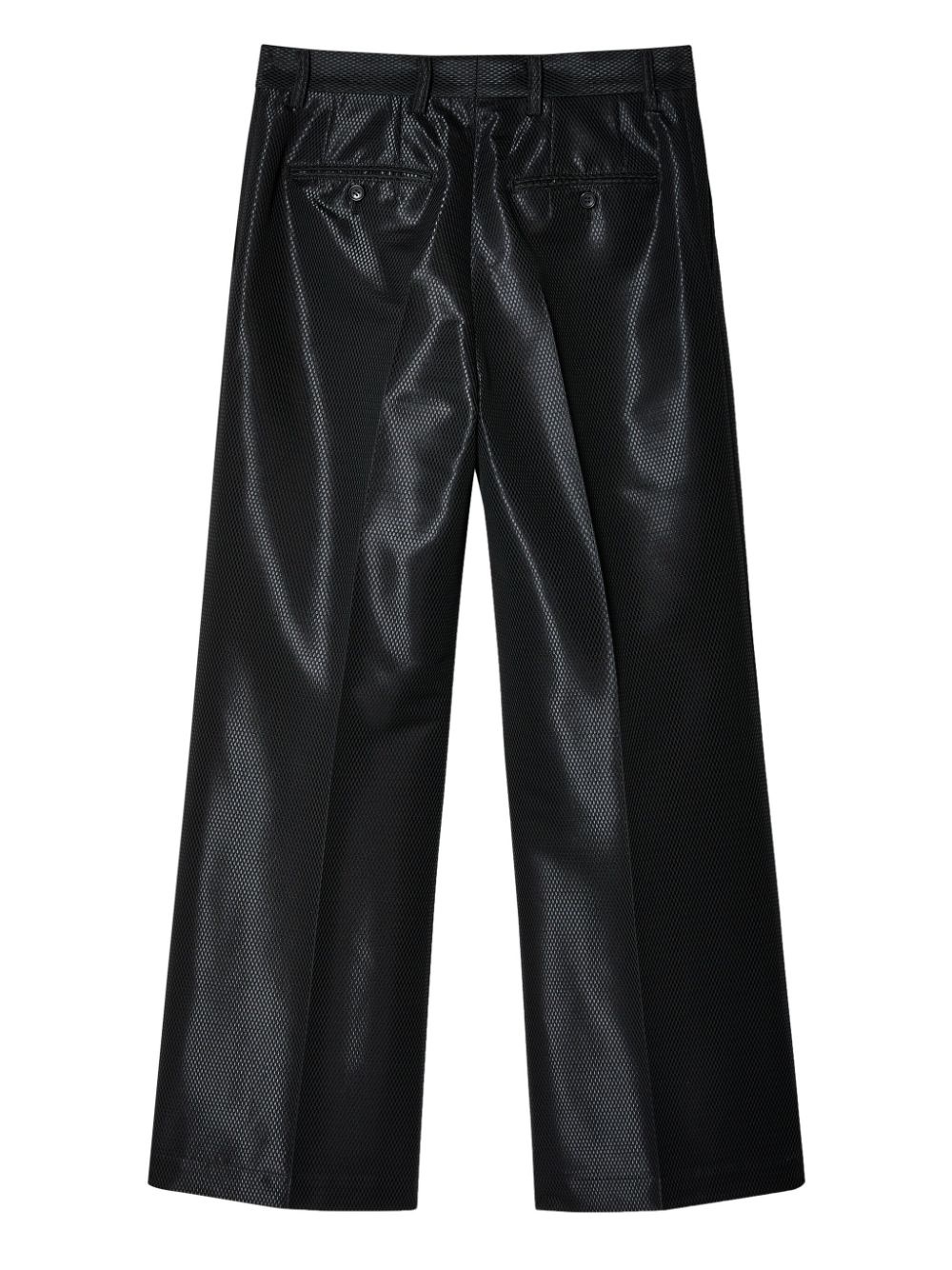 high-shine tailored trousers - 2