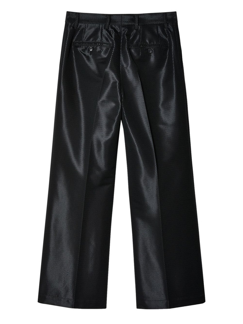 Junya Watanabe high-shine tailored trousers outlook