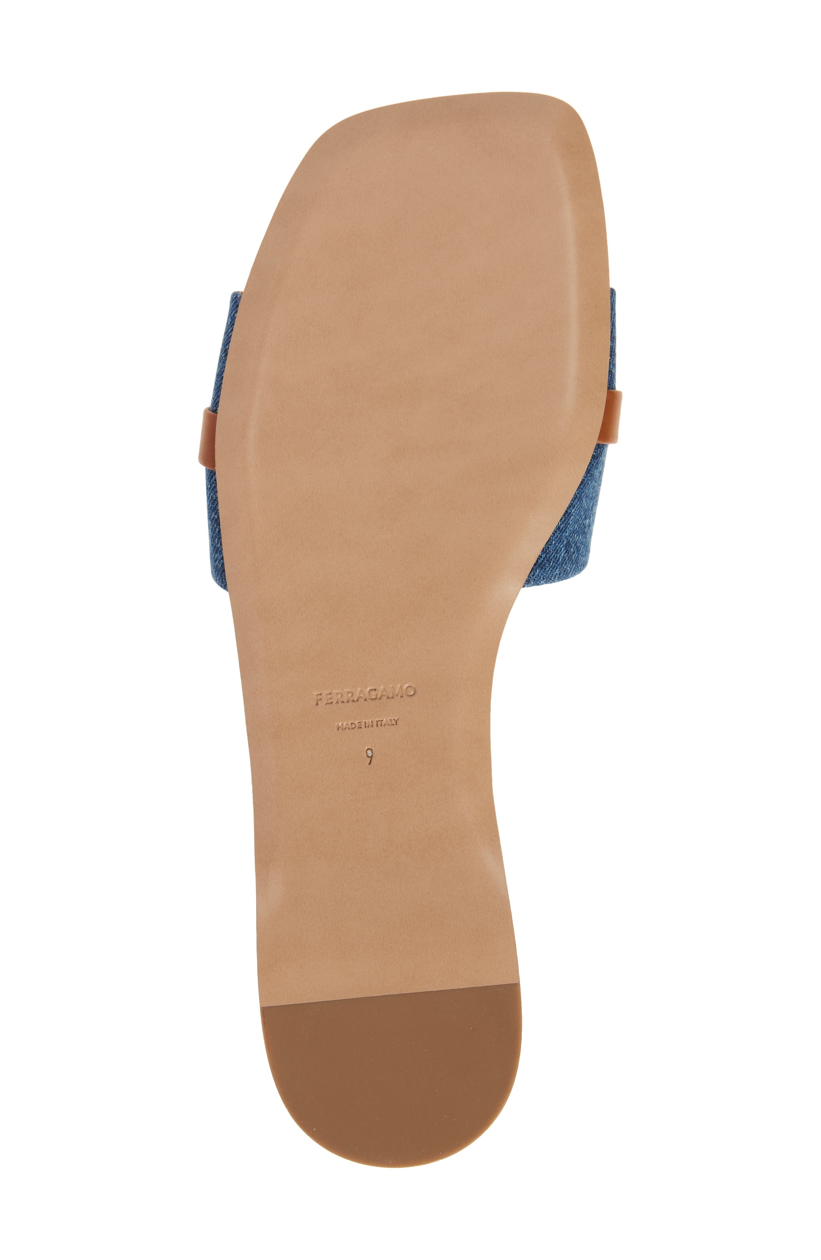 FERRAGAMO Leah Denim Slide Sandal at Nordstrom - 6