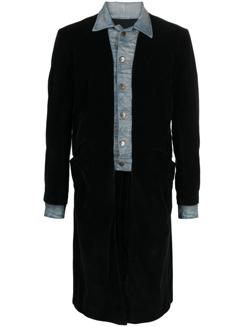 layered cotton coat 1