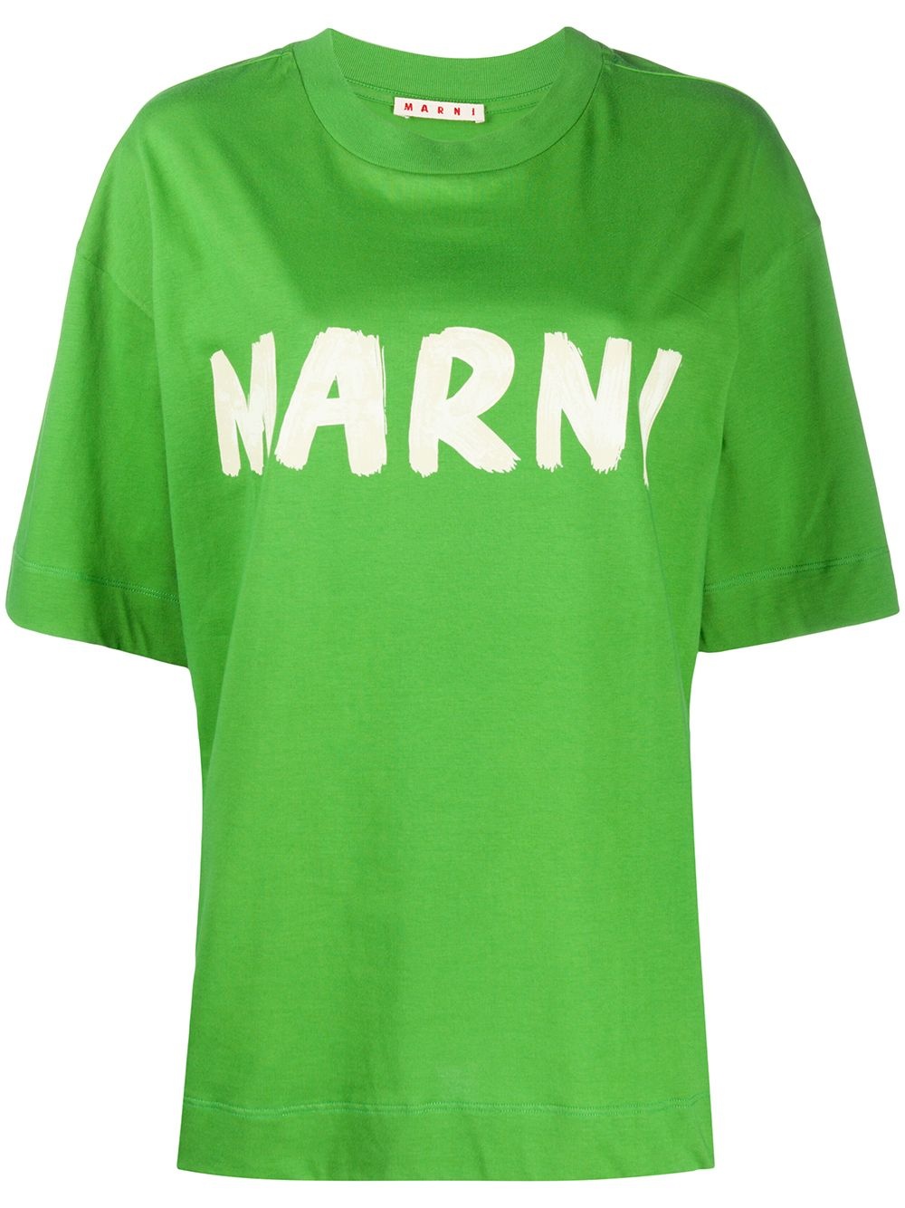 logo-print cotton T-shirt - 1