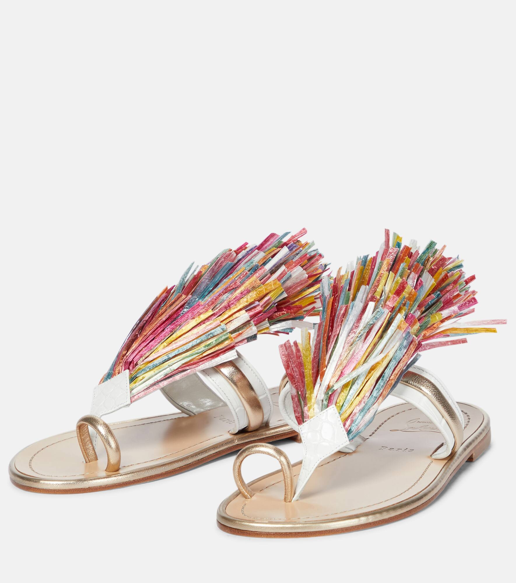 Festividade leather sandals - 5