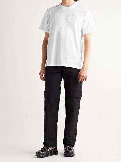 Burberry Logo-Embroidered Cotton-Jersey T-Shirt outlook