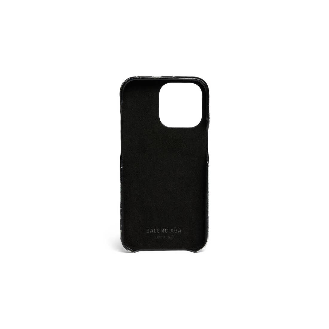 Men's Cash Phone Case Graffiti in Black 2