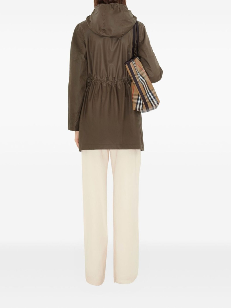 Burberry gabardine parka coat outlook