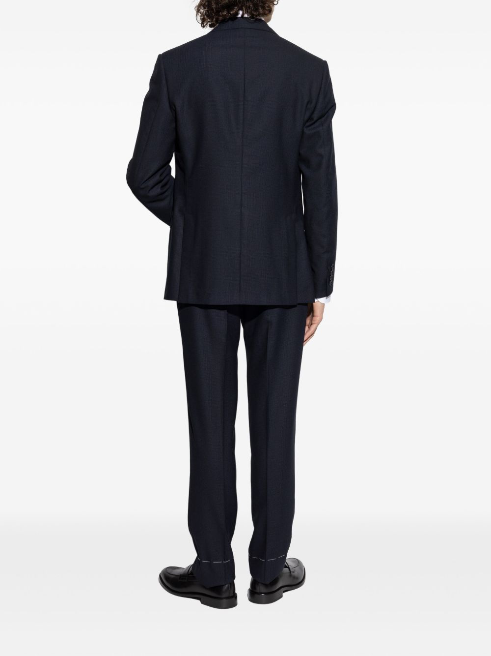 single-breasted wool suit - 4