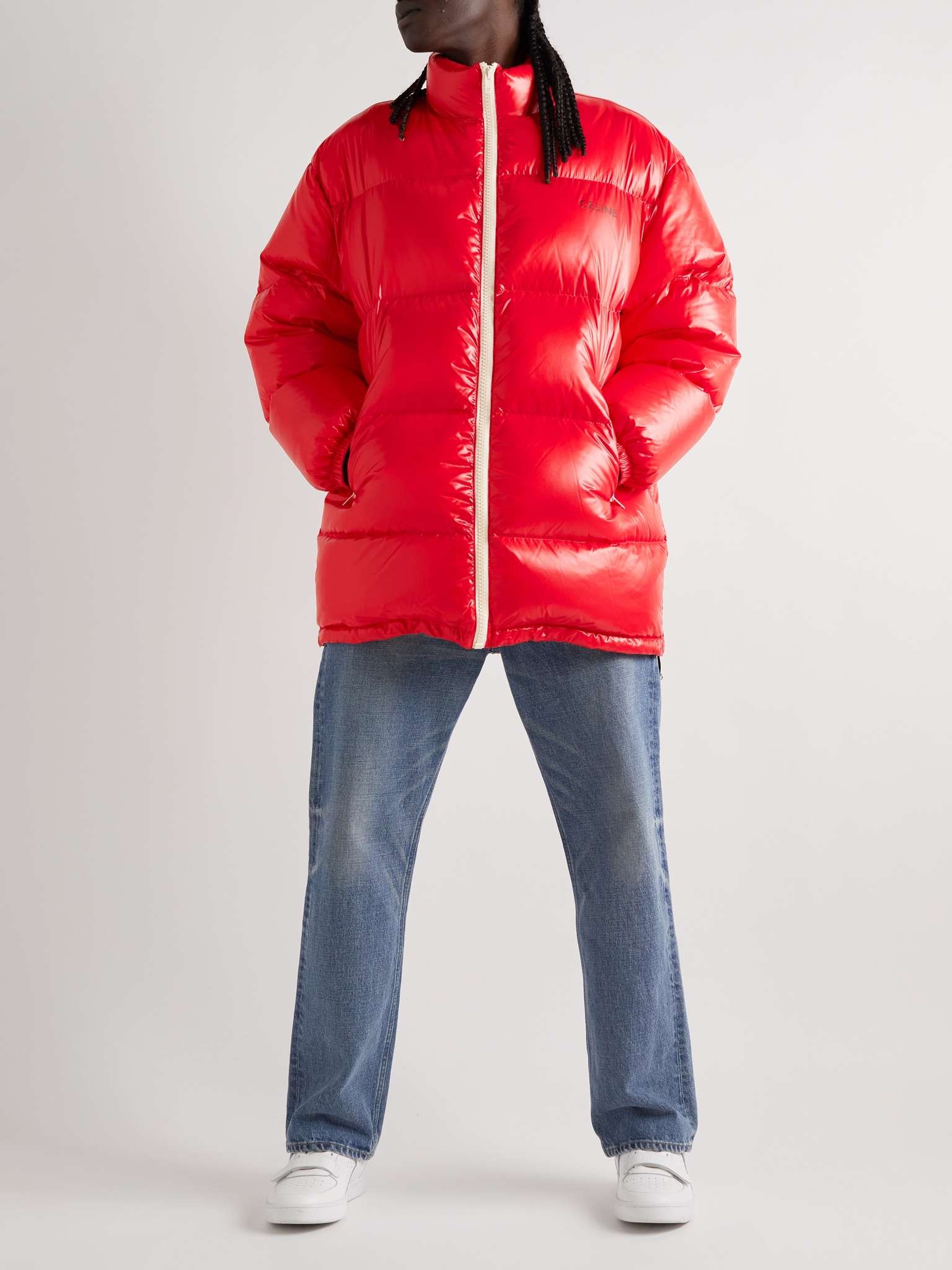 Doudoune Logo-Print Quilted Shell Down Coat - 2