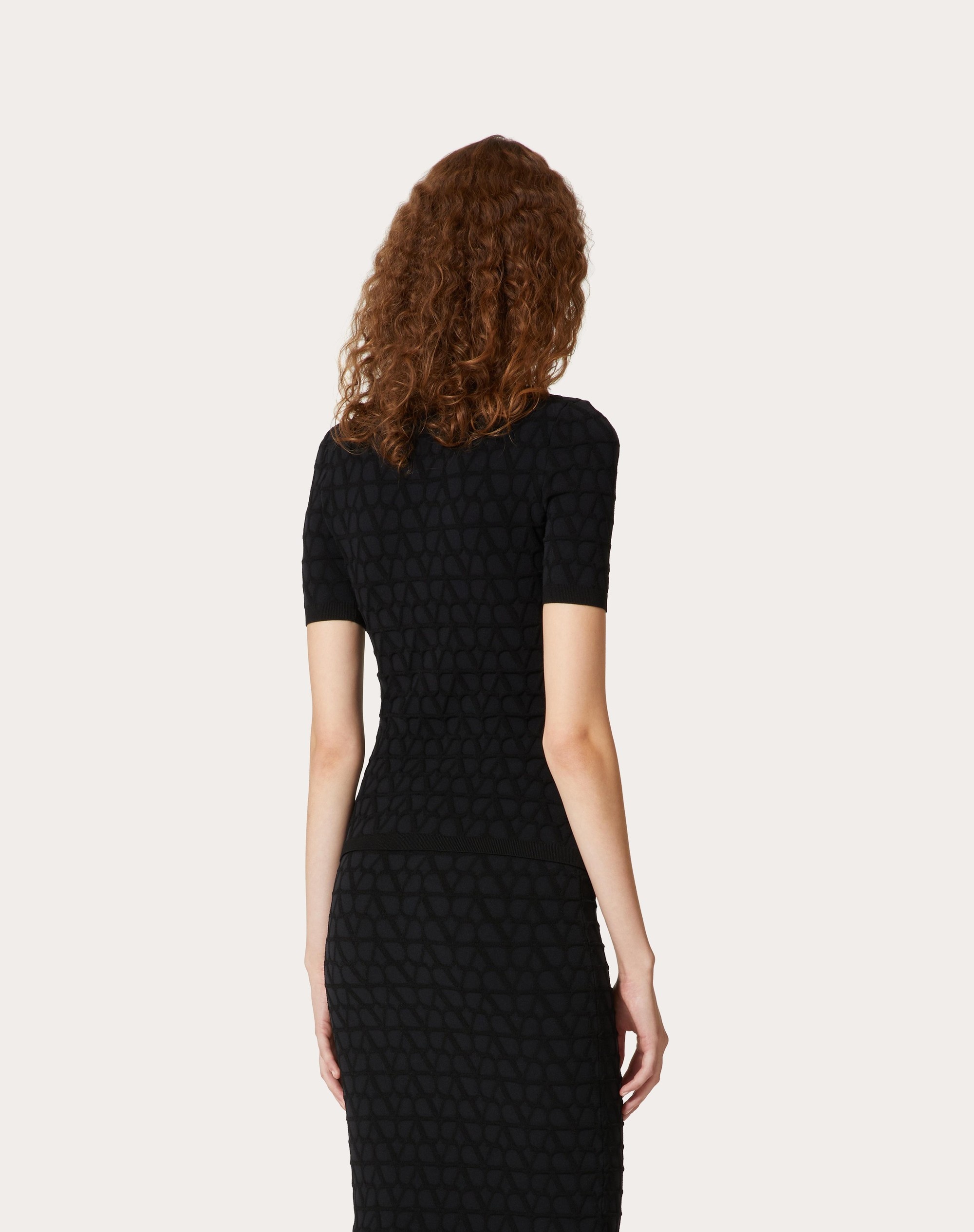 TOILE ICONOGRAPHE STRETCHED VISCOSE SWEATER - 4