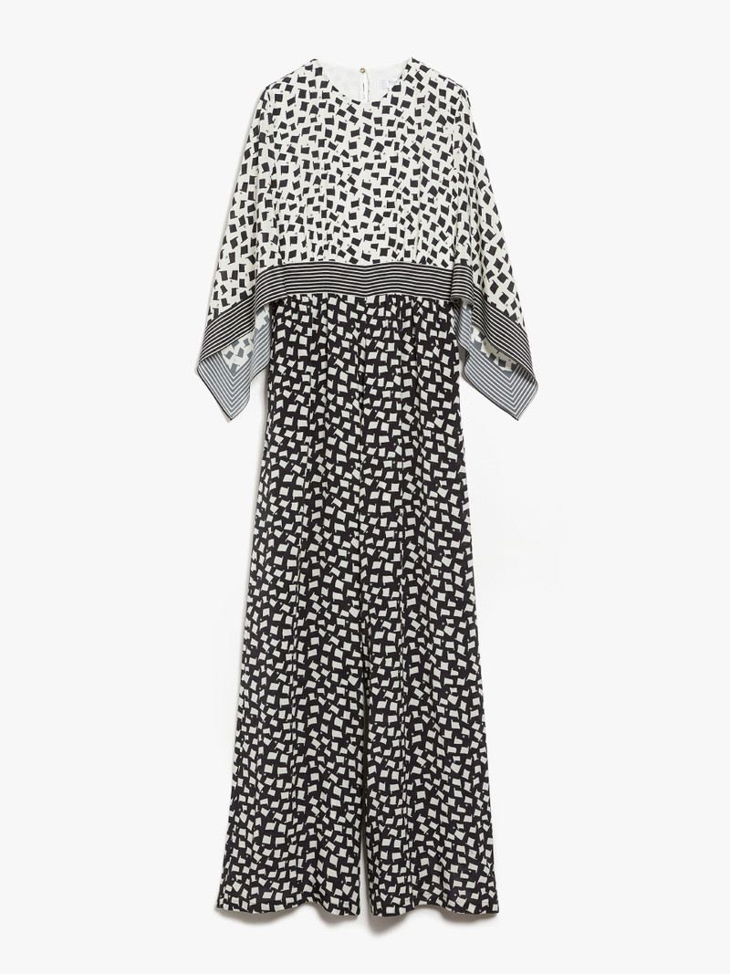ORIGANO Printed silk jumpsuit 1