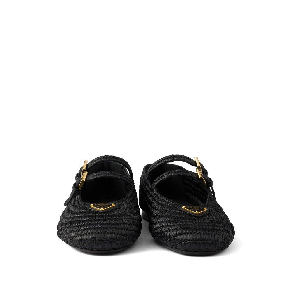 Prada Black Ballet Flats Women - 4