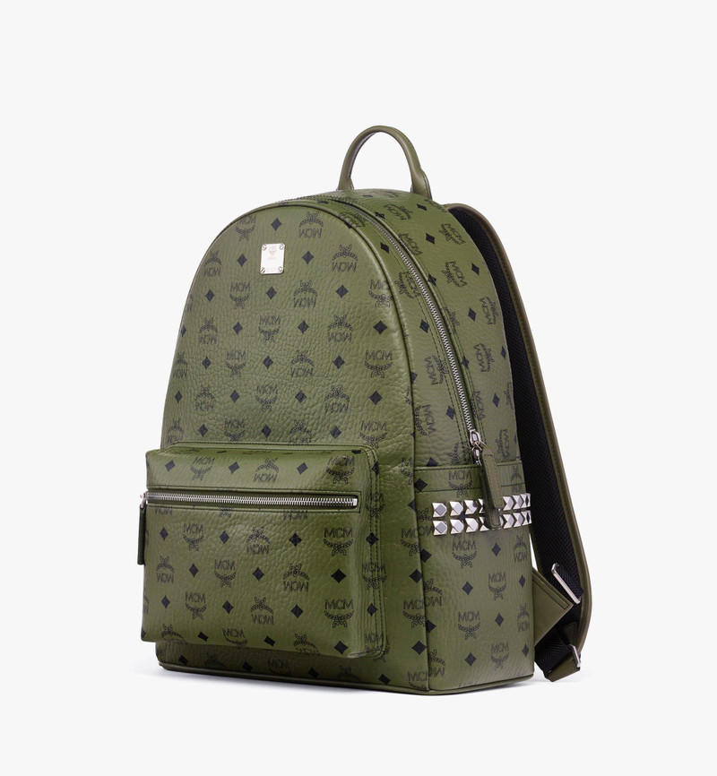 MCM Stark Side Studs Backpack in Visetos outlook