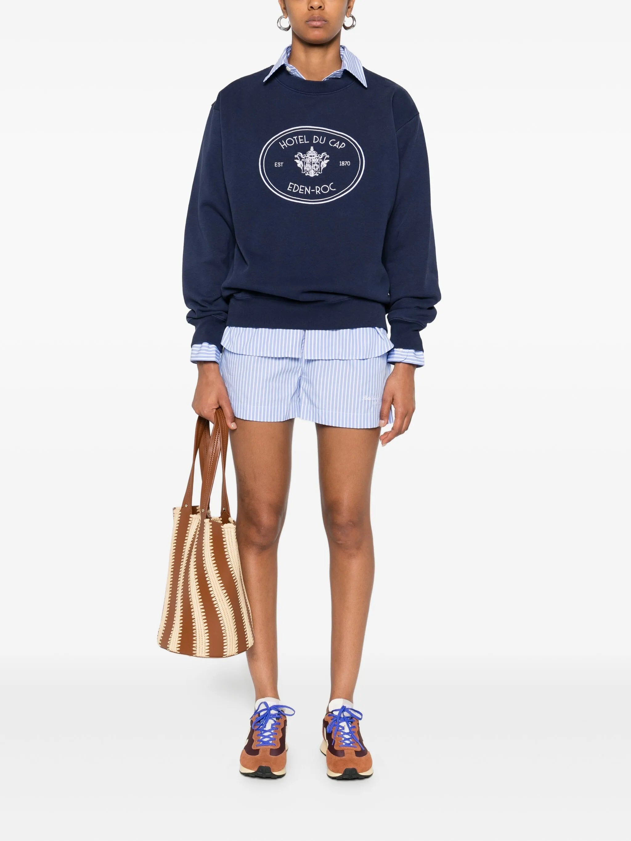 Sporty & Rich Eden-Roc Crest Sweatshirt - 2