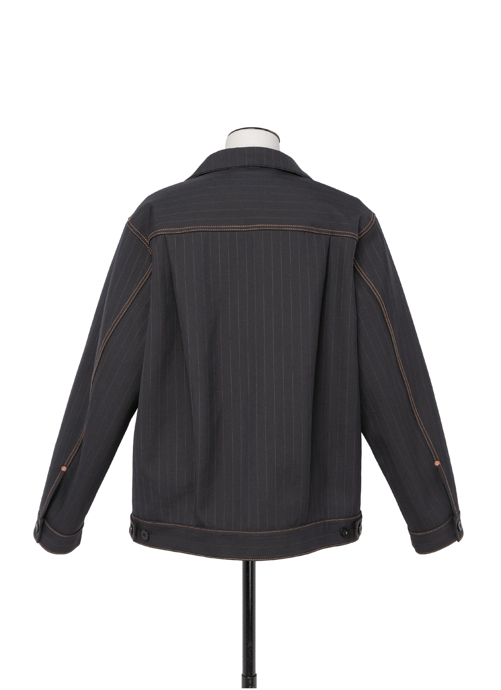 ジャケット・アウター Sacai Chalk Stripe Bonding Jacket sacai Chalk Stripe Bonding Jacket | REVERSIBLE