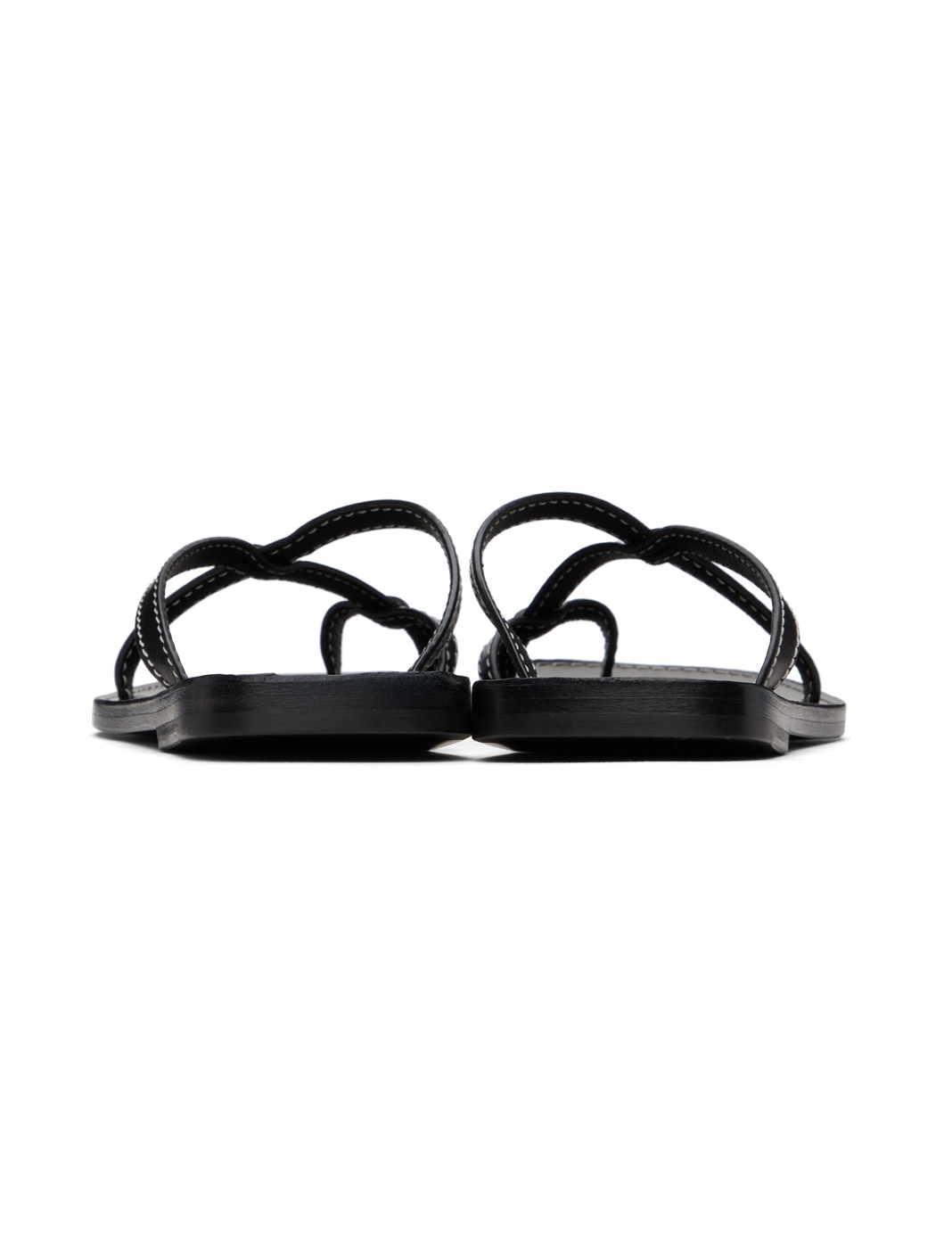 Black Link Sandals - 2