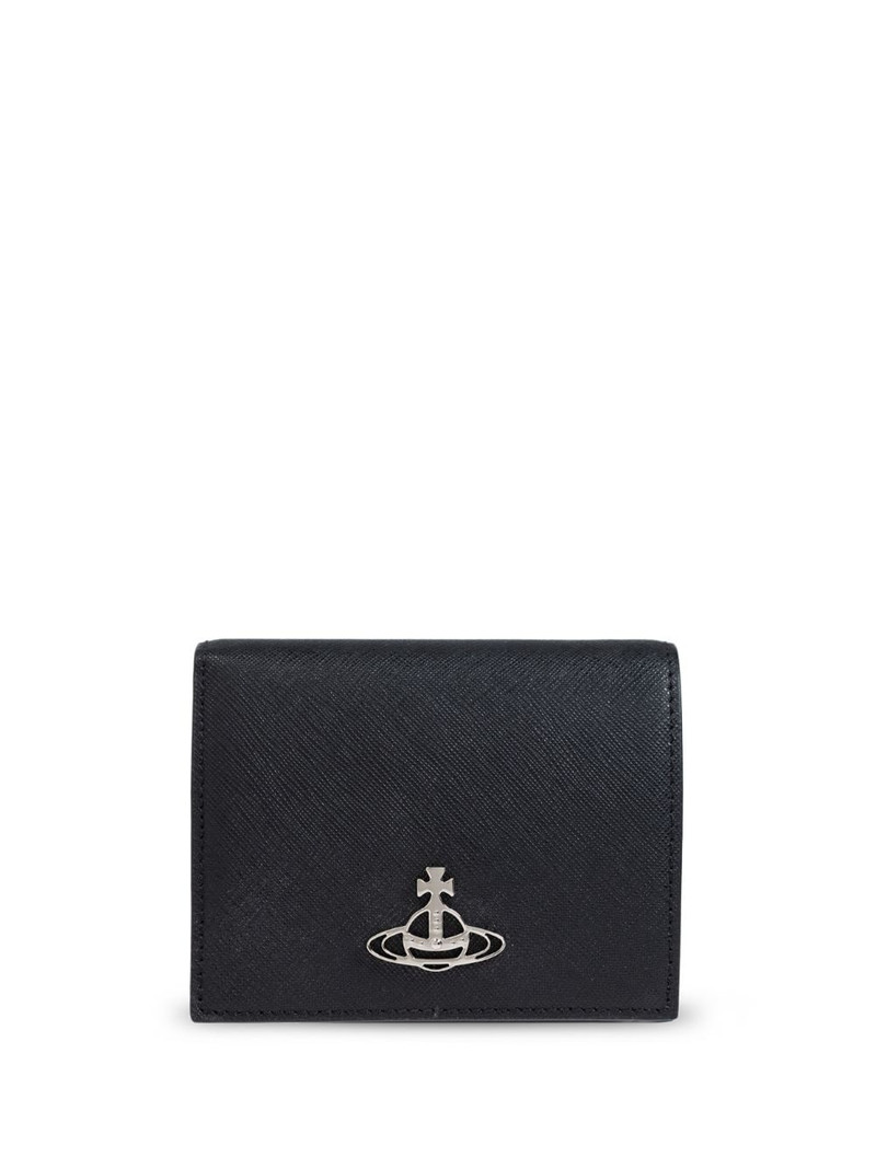 bi-fold logo plaque wallet 1