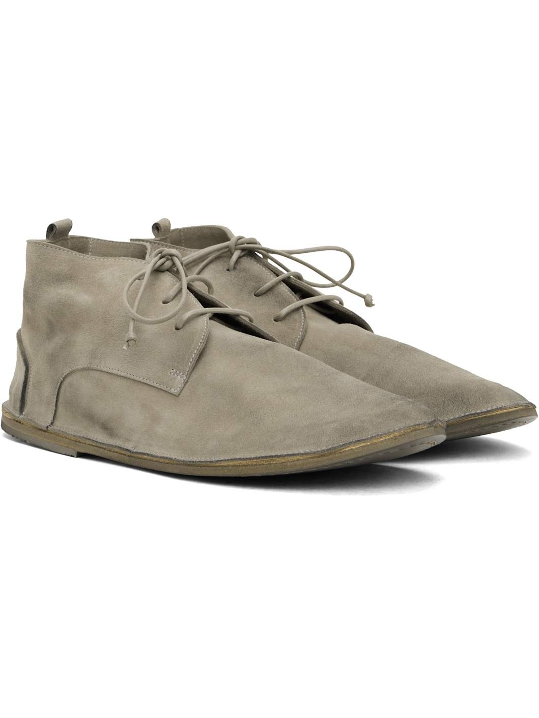 SSENSE Exclusive Gray Strasacco Ankle Boots - 4