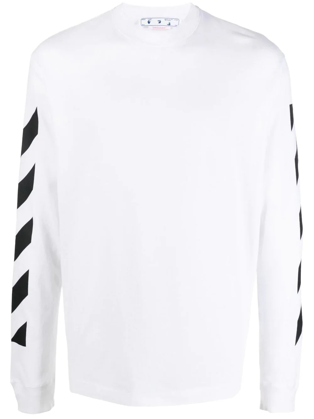 Diag-print T-shirt - 1