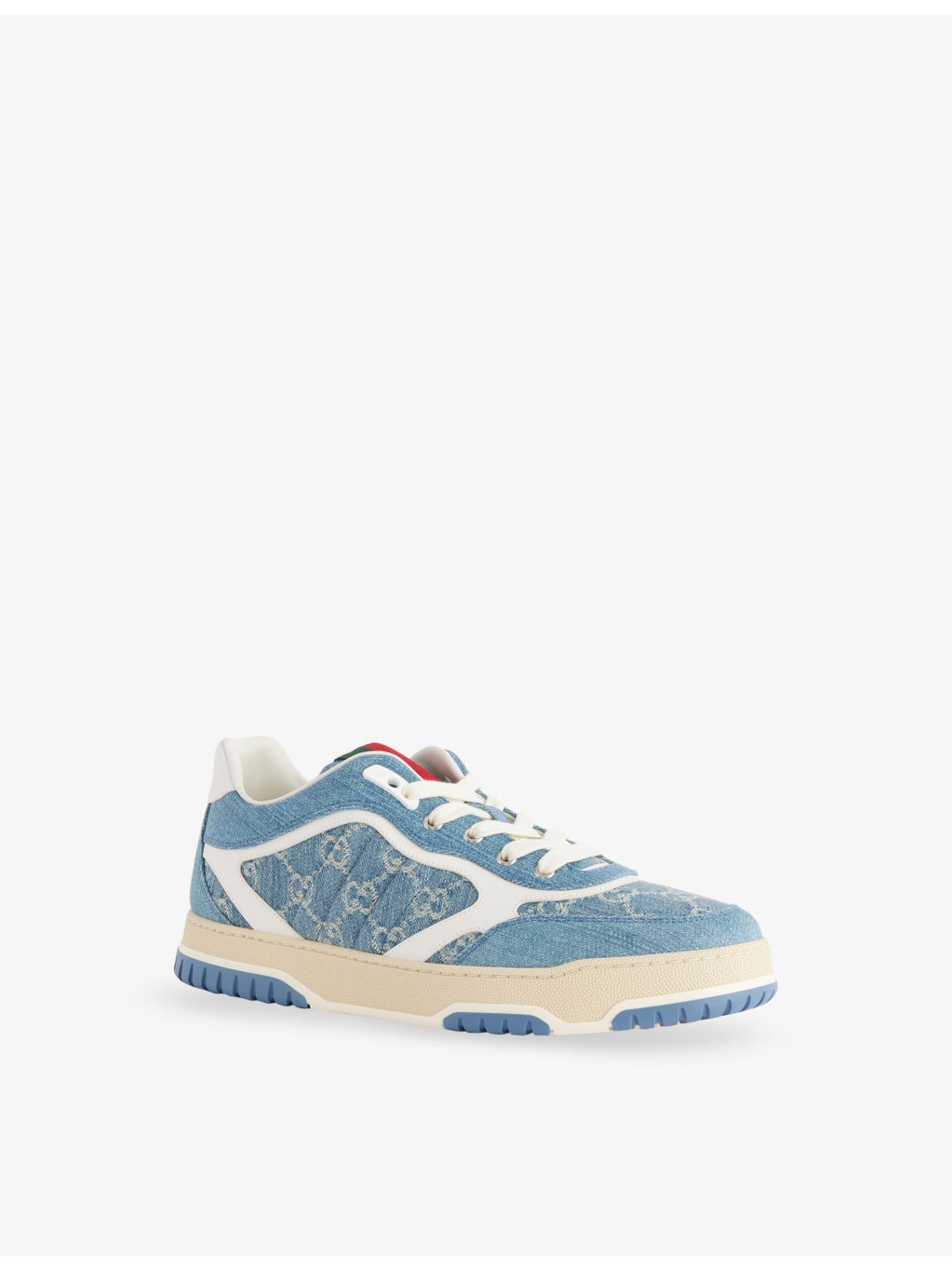 Re-Web Denim Mid-Top Trainers - 3